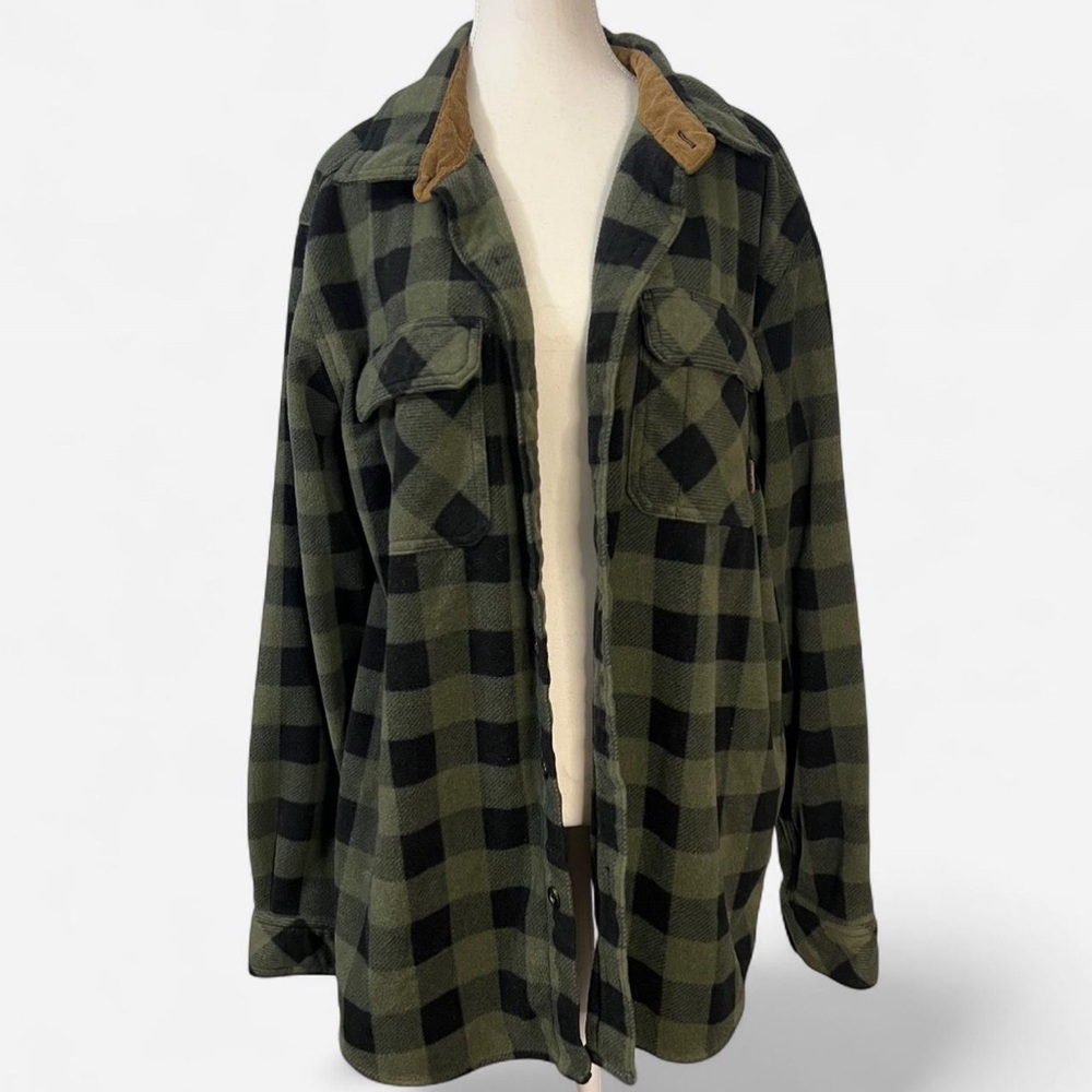 Legendary Whitetails‎ Men's Navigator Fleece Plaid Shirt Size XL